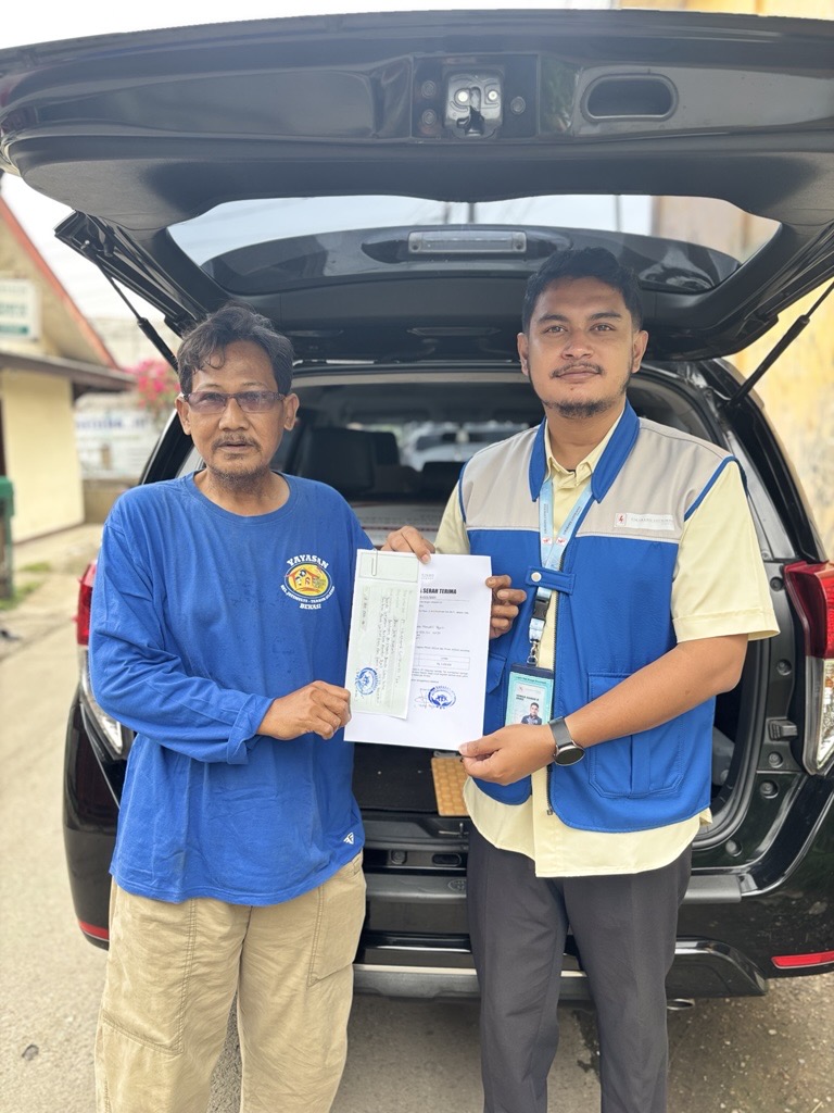 Program CSR Hari Raya Idul Fitri 1446 H di sekitar PLTGU Jababeka santunan Anak Yatim Piatu dan Fakir Miskin